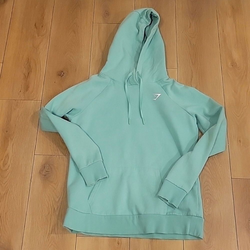 NWOT GYMSHARK Mint Green Hoodie M
